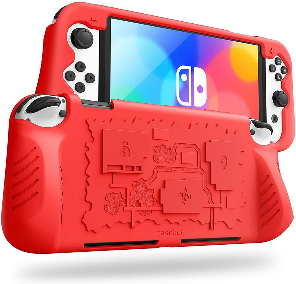 For Nintendo Switch OLED Model 2021 Case Soft Silicone Shock Proof Cover