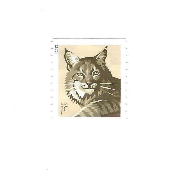 STAMP US SCOTT 4802 "Bobcat" 1 CENT 2013 MNH