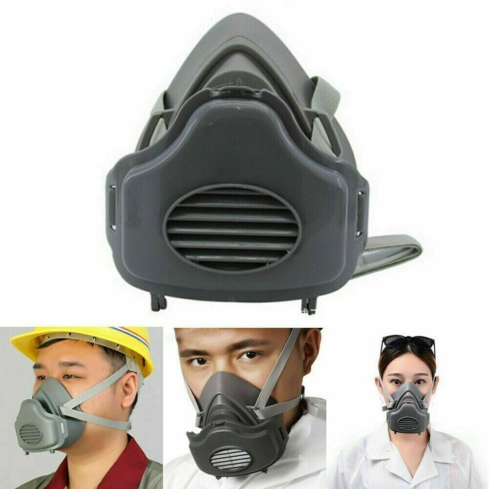 Silicone Half Face Gas Mask Paint Spray Chemical Respirator Reusable 95% Filter