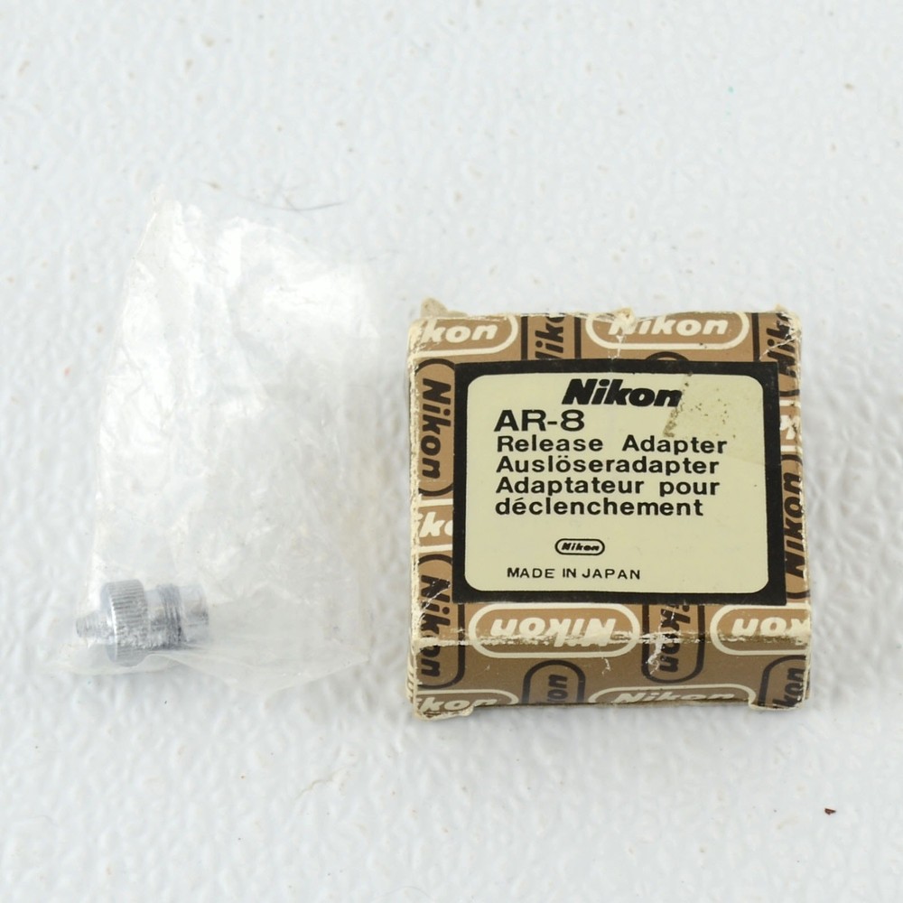 Nikon AR-8 Shutter Release Adapter Vintage Cable Release Nippon Kogaku