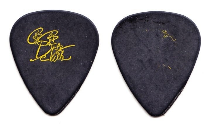 Poison C.C. DeVille Signature Concert-Used Guitar Pick - 1988 Open Up Tour