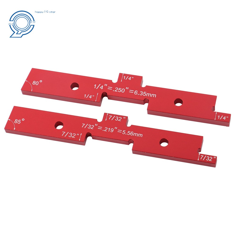 Router Table Setup Bars 14 Pcs Precision Aluminum Setup Blocks Height Gauge