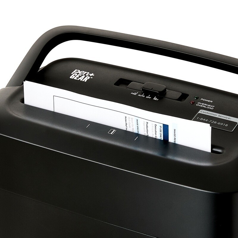 8 Sheet Micro Cut Shredder Auto Shut Off Pullout Basket Overload Protection New