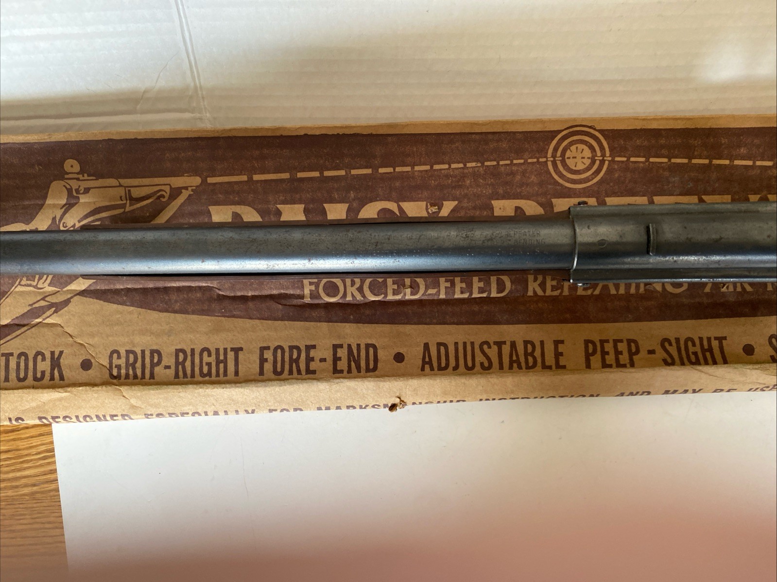 VTG Daisy MFG DEFENDER REPEATER No. 142 Pump Action BB Rifle Plymouth MI W/ Box