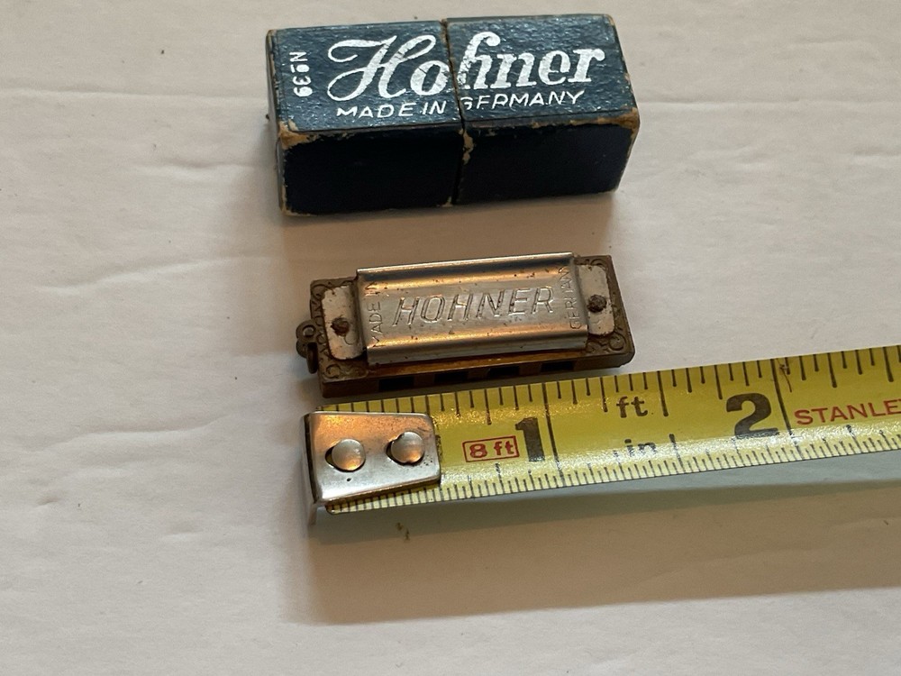 Hohner #39 Mini Harmonica Vintage Germany 1 1/2”