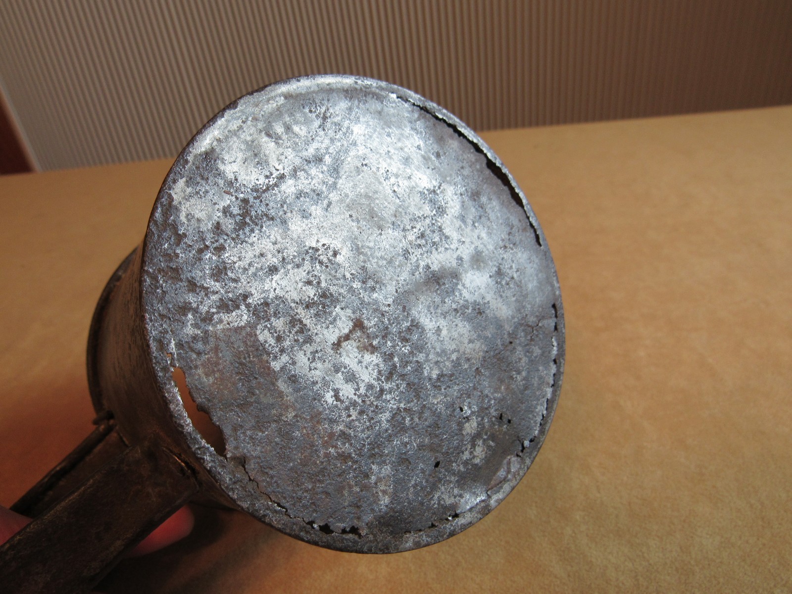 Antique Civil War Original Wire Handle Tin Mess cup 1860s