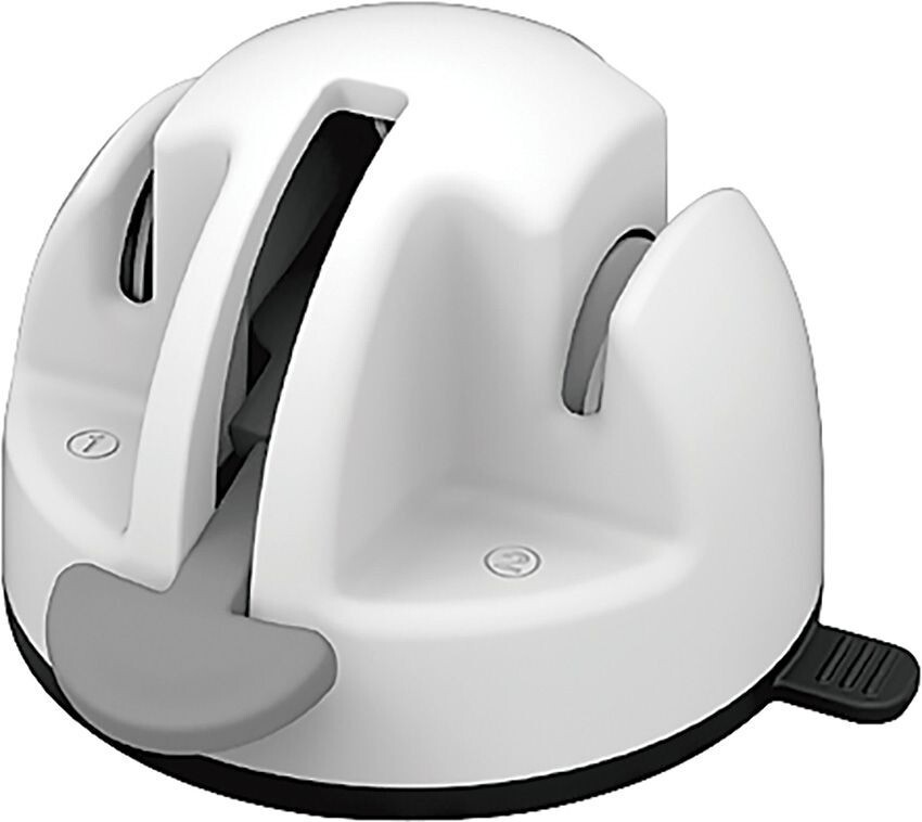KitchenDAO Mini Knife Sharpener One-Hand Operation Non-Slip Base Locking System