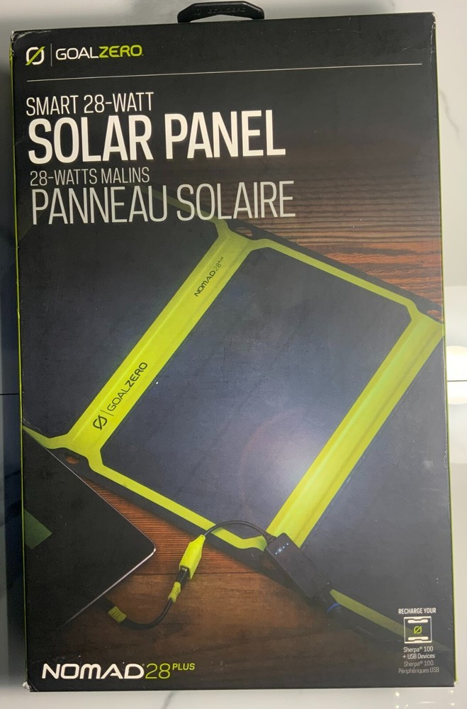 NEW Goal Zero Nomad 28 Plus Solar Panel