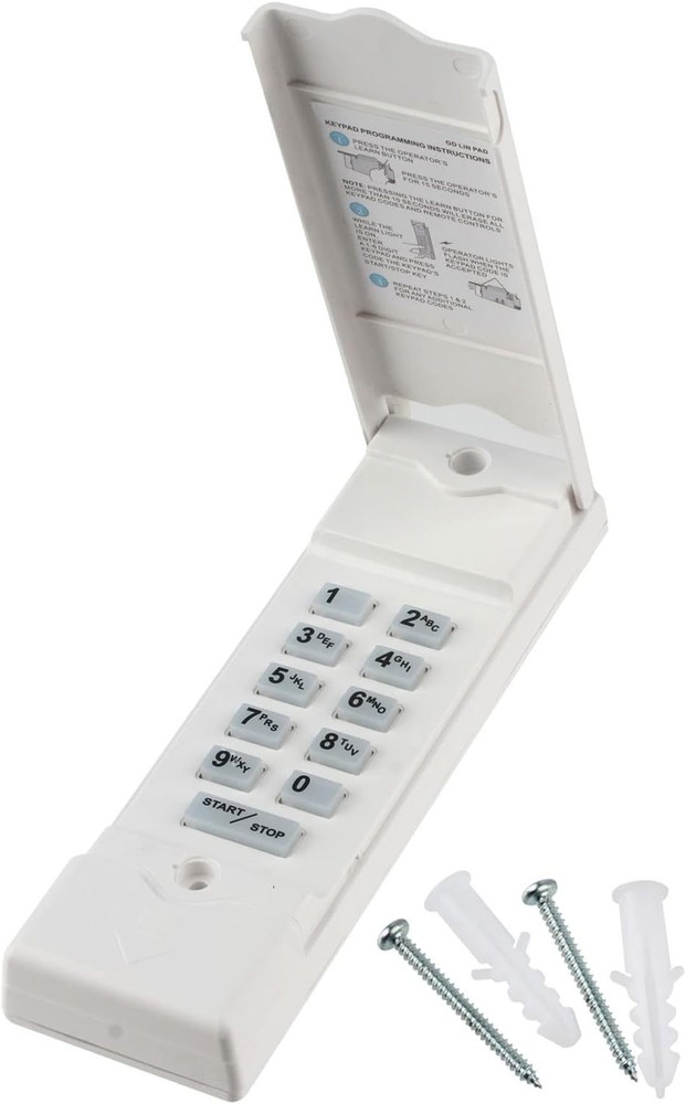 Linear Garage Door Remote Keypad - Ergonomic, Lightweight & Easy to Program