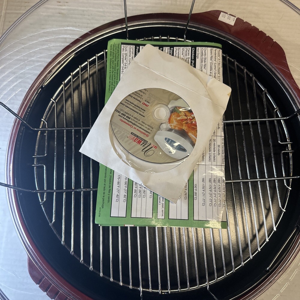 NuWave Pro Infrared Oven 20337 Red Hearthware Tested and Working
