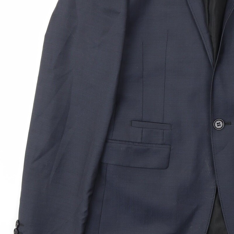 River Island Mens Blue Polyester Blend Blazer Size 40