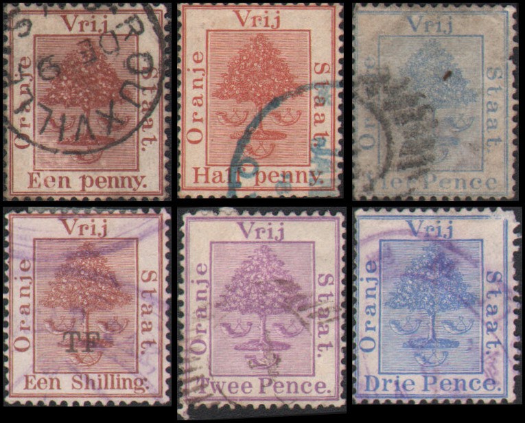 Orange River Colony #1//7 Used