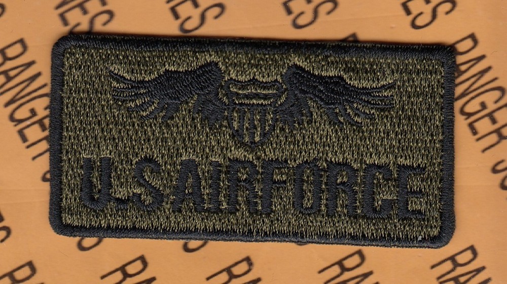 USAF United States Air Force Duty Identifier Tab ~3.25" No Hook patch c/e