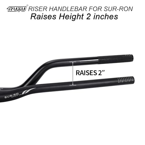 Handlebars for Surron Mid Riser,31.8mm Thickened Dirt Without Foam Pad Black