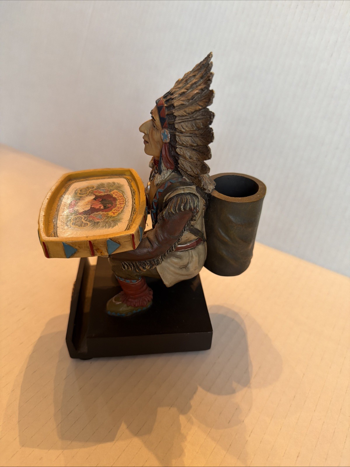 CUESTA REY LIMITED EDITION CHIEF COPPER PENNY COLLECTIBLE CIGAR STORE INDIAN