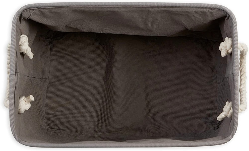 Pet Storage Collection Collapsible Bin, Medium Rectangle, Gray