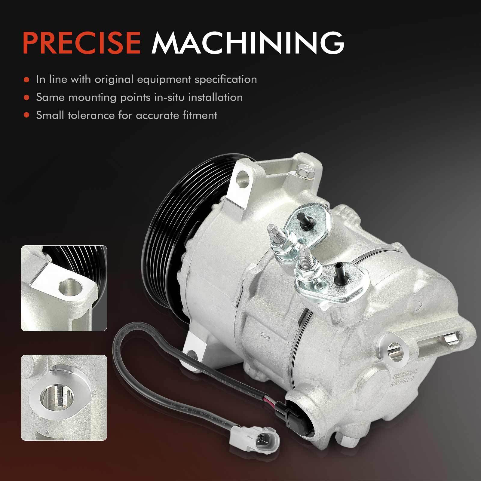 A/C AC Compressor w/ Clutch for Dodge Caliber 2009-12 Jeep Compass Patriot 09-17