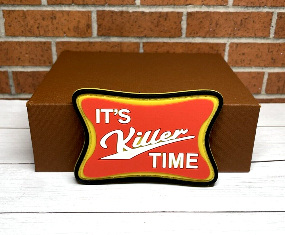 Tactical PVC Patch - It's Killer Time PVC Patch - Hooked Backed Morale Gun Patch