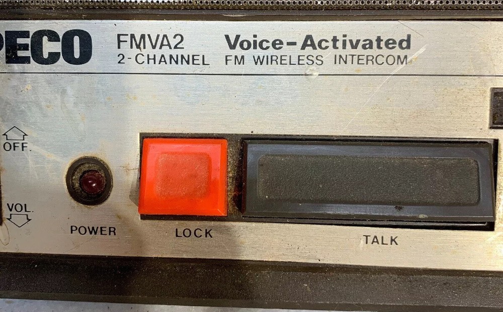 SPECO FMVA2 Voice Activated FM Wireless Intercom