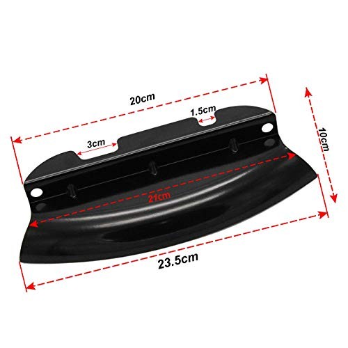 Lower Triple Tree Wind Deflector Compatible with for Touring Electra Black