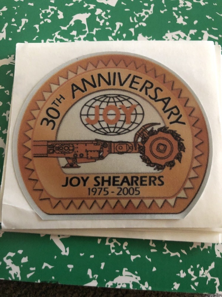 joy coal mining stickers