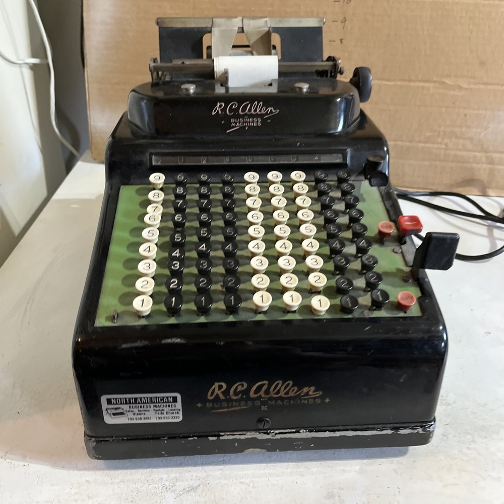 RC Allen Model 915 Adding Machine - Parts