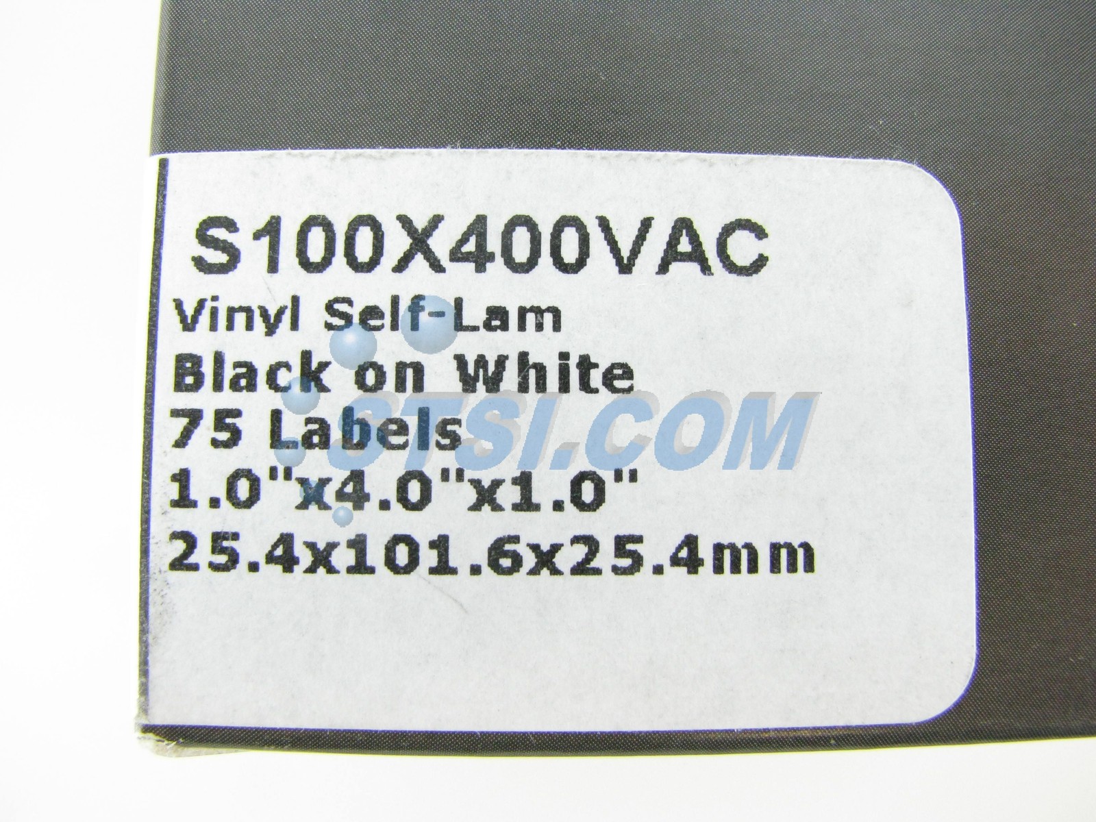 Panduit P1 Label Cassette S100X400VAC 175 Labels White Self Laminating 1x4 ~STSI