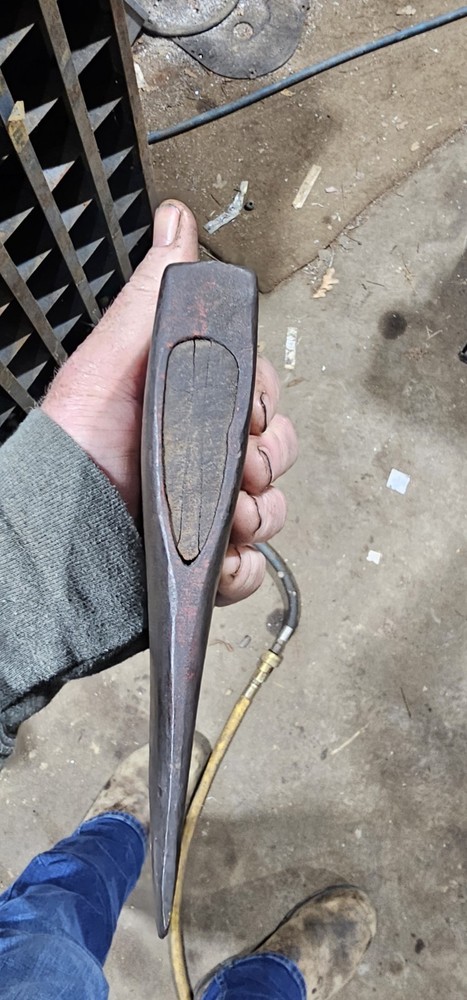 Vintage True Temper 3.5lb Single Bit Axe Head 6 rib Jersey Pattern