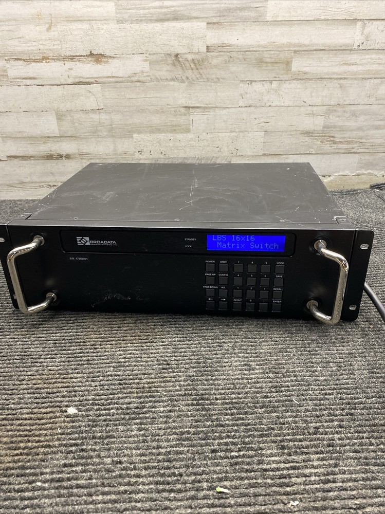 LinkBridge 16×16 Modular Multi-Format Matrix Switch Broadata 8 Port DVI Card