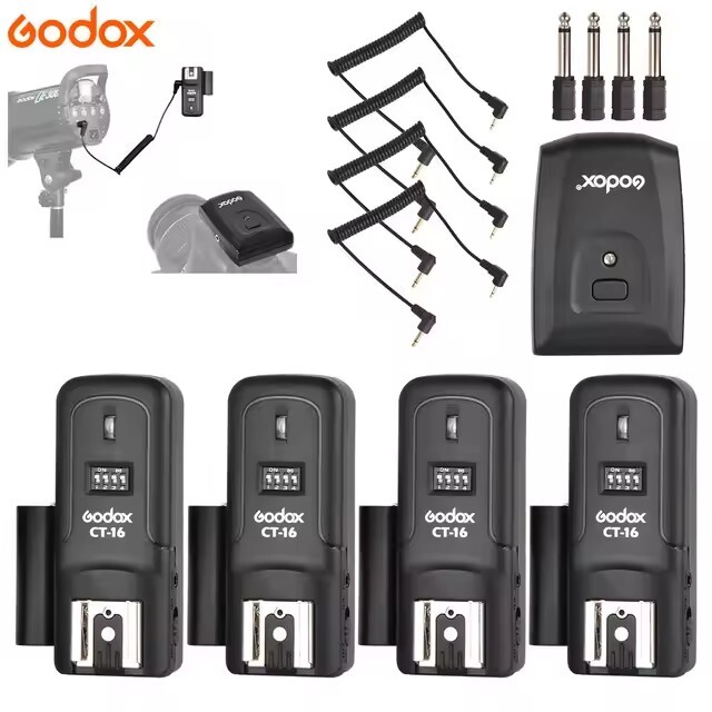 Godox CT-16 16-Channel Camera Wireless Radio Flash Trigger Transmitter Receiver