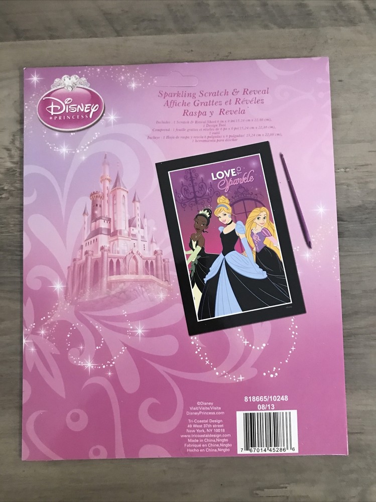Disney Princess Sparkling Scratch & Reveal