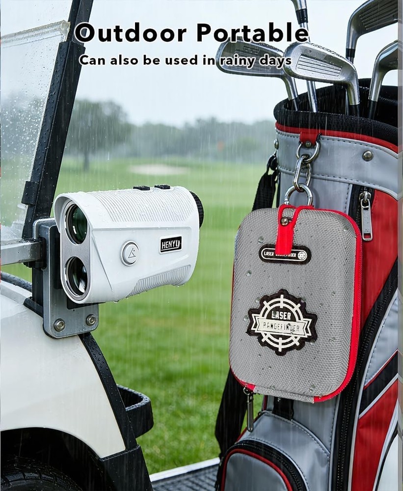 1500 Yards High-Precision Golf Rangefinder - USB-C Rechargeable & Lightweight