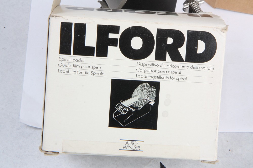 Ilford 35mm Auto Winder Spiral Loader, boxed