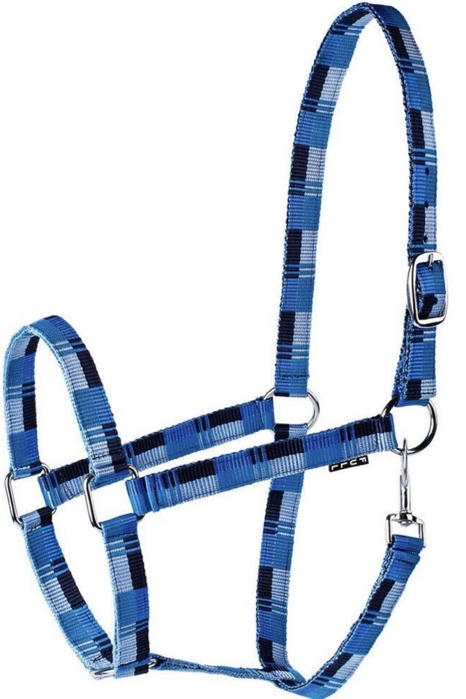 Blue Checker Breakaway Halter