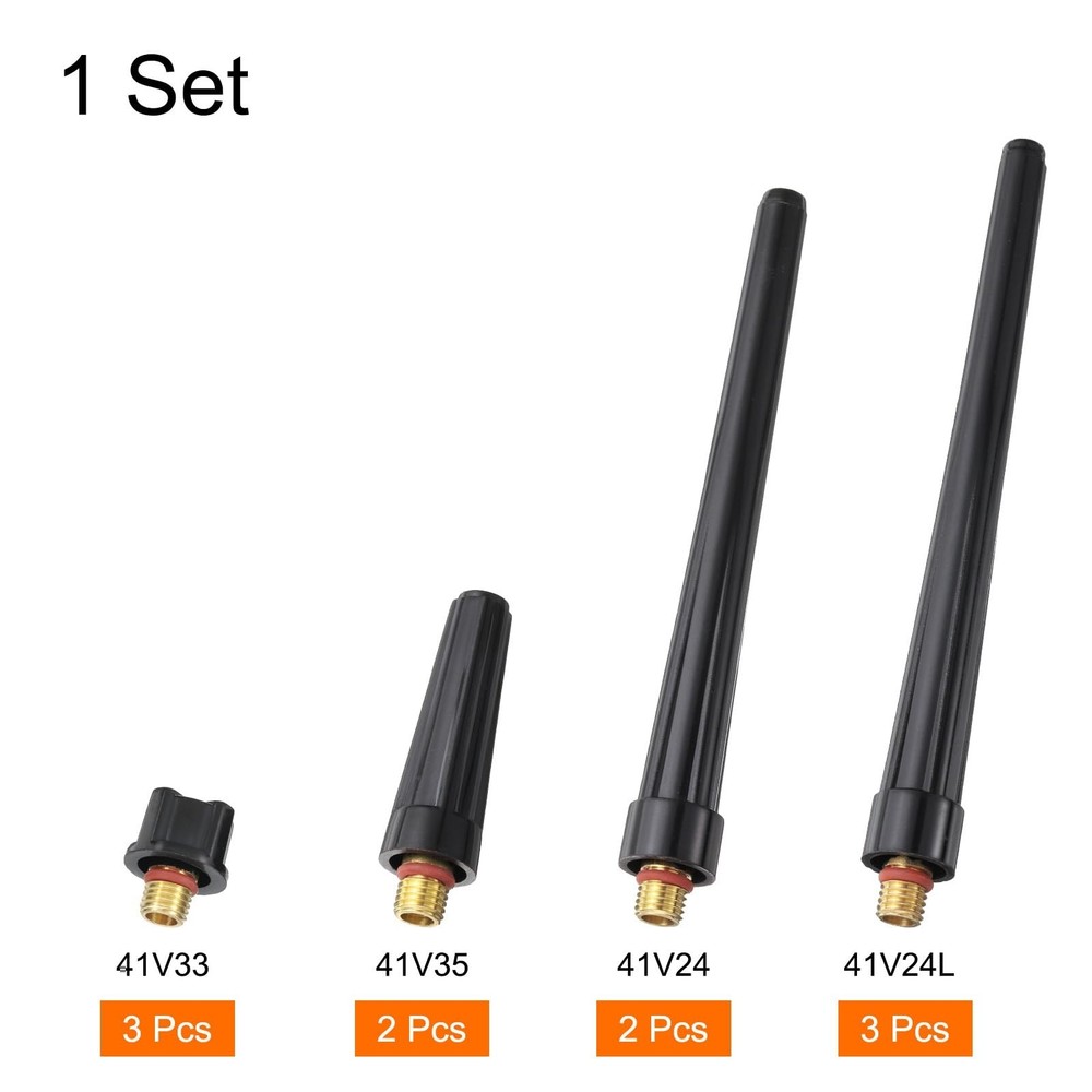 Efficient 10pcs Back Cap Set for TIG Welding Torches WP9 WP20 and WP25