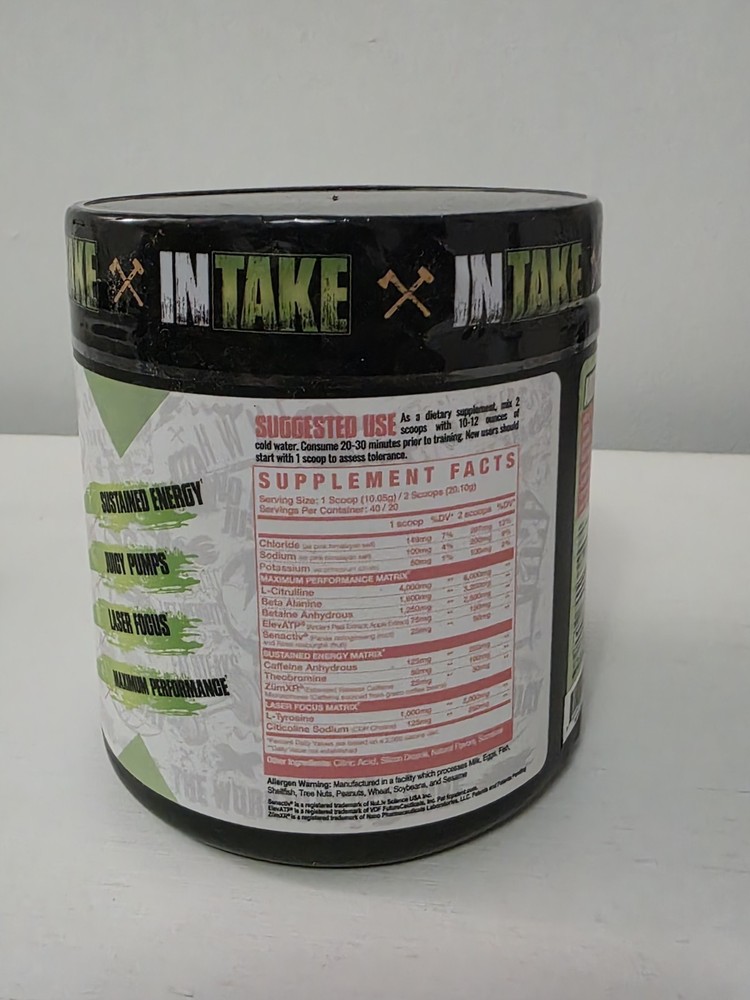 Axe & Sledge - INTAKE - ISLAND BREEZE ALL IN ONE PRE WORKOUT