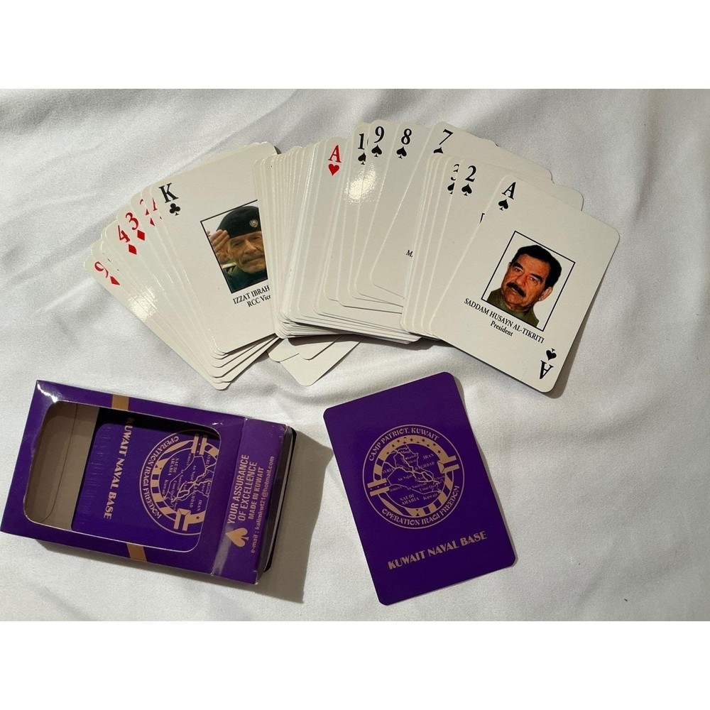Operation Iraqi Freedom Playing  Saddam Hussein Kuwait Base