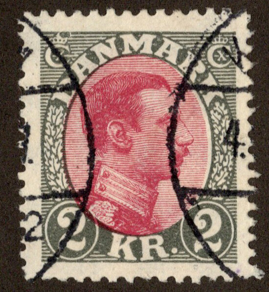 Denmark Scott 129 Used.