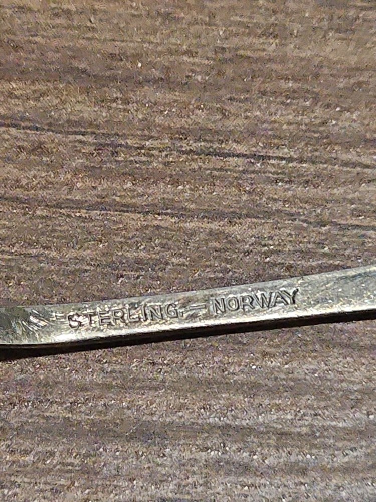 Norway Enamel Sterling Spoon