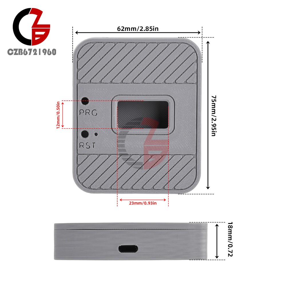 Enclosure Kit for LoRa 32 V4 ESP32 Heltec Development Board Expansion Shell Case