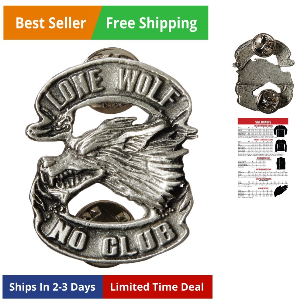 Lone Wolf Pin