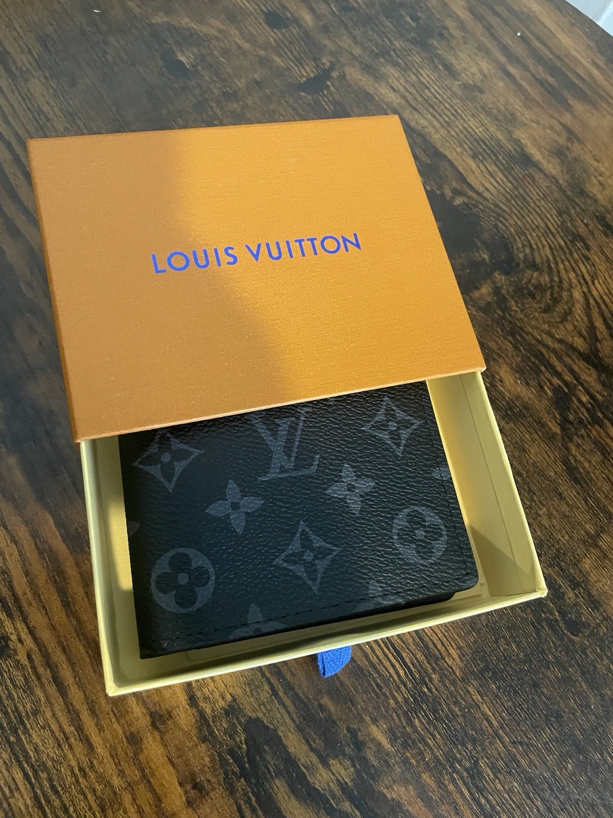 Louis Vuitton Black Wallet Box Included