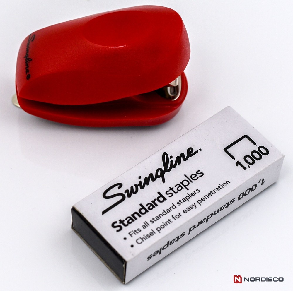 Swingline TOT Mini Stapler 48212 with Staples, Rio Red