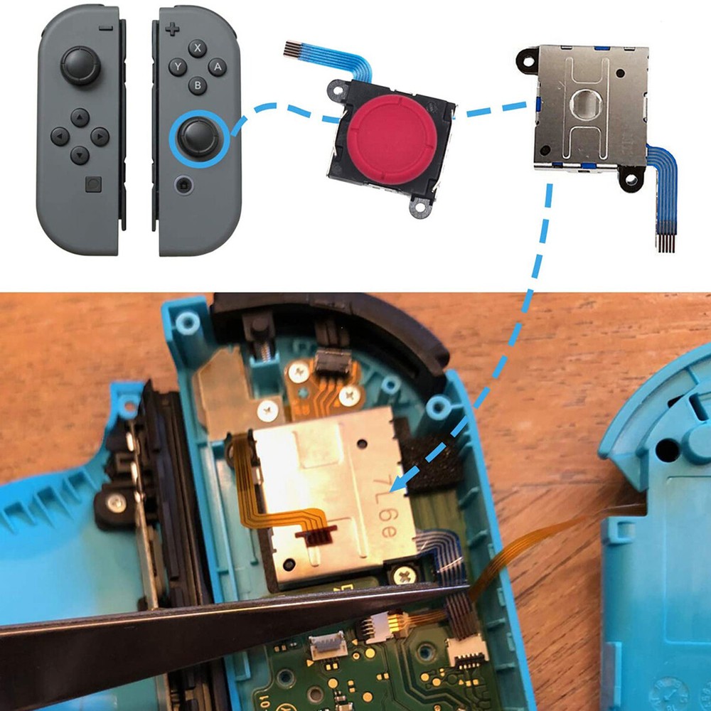 Nintendo Switch/Lite/OLED Joy Con Analog Joystick Thumb Stick Rocker Replacement