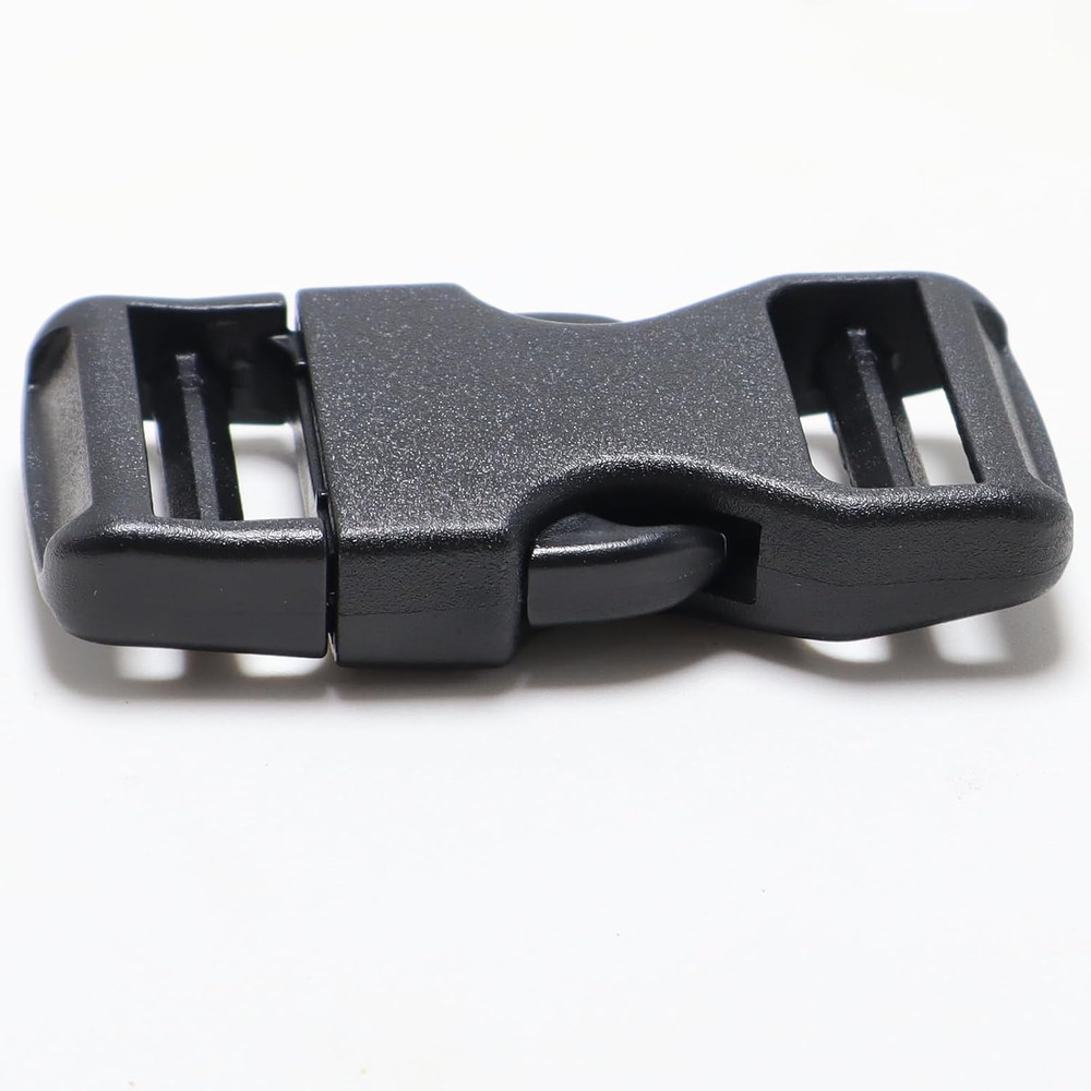 1" Quick Side Release Buckle, Heavy Duty Dual Adjustable Plastic Clip for Webbin