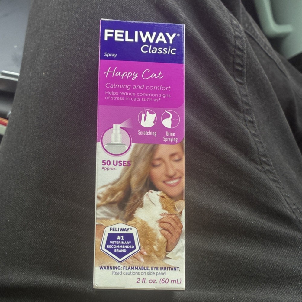 Feliway Classic Spray Calming Cat Pheromone 2 fl oz (60 ml) MPN 281012L