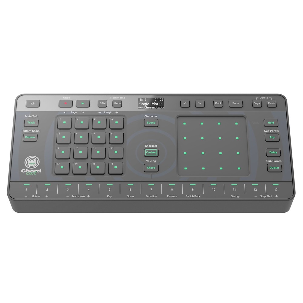 AlphaTheta CHORDCAT 8-Track Portable Groovebox Controller