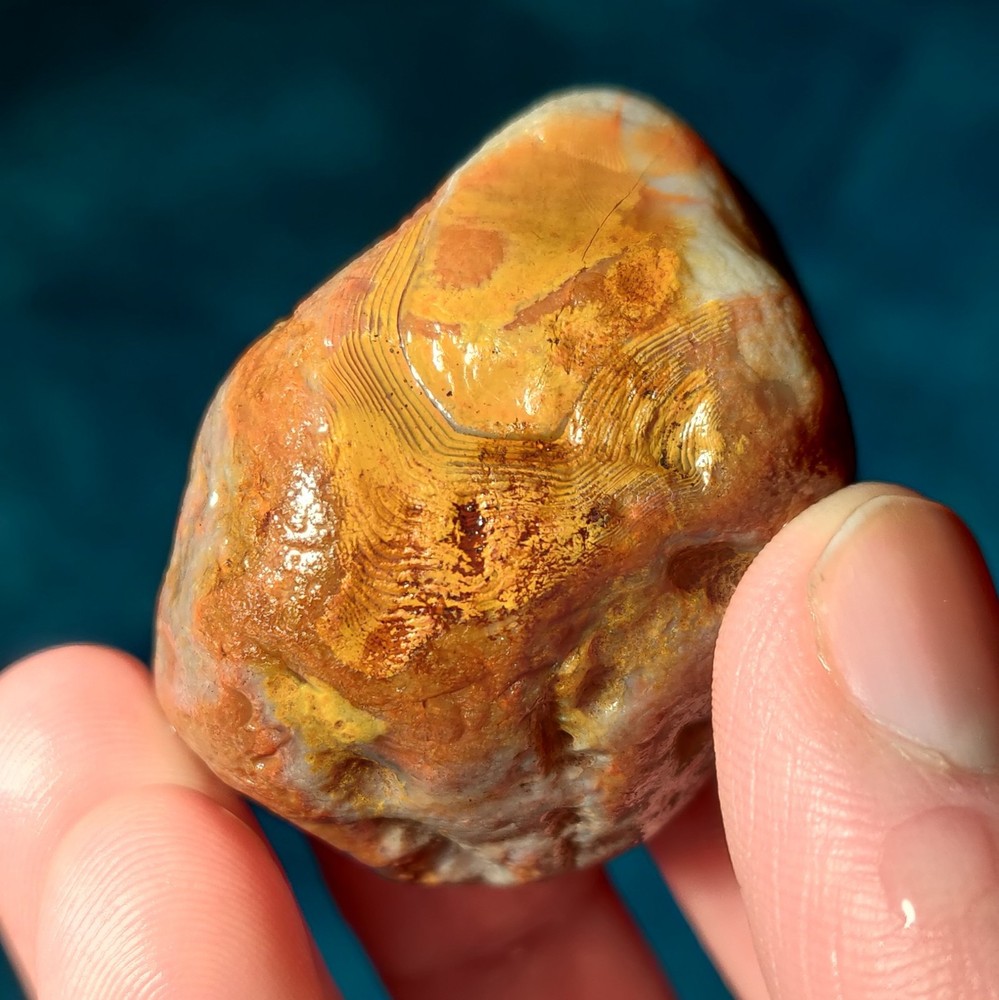 Lake Superior Agate 2.76 Oz Rough Gemstone Minnesota