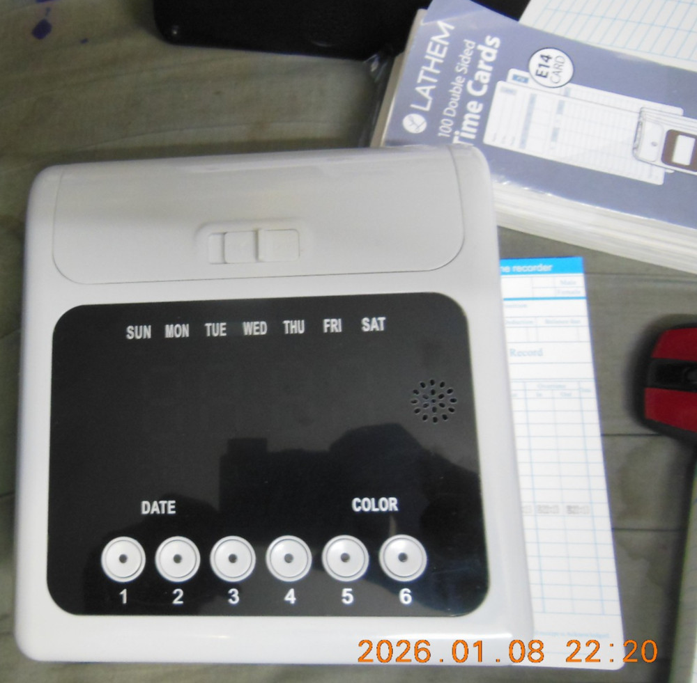 Time Clock with Passcode, Auto-Align Time Clocks for Small Business