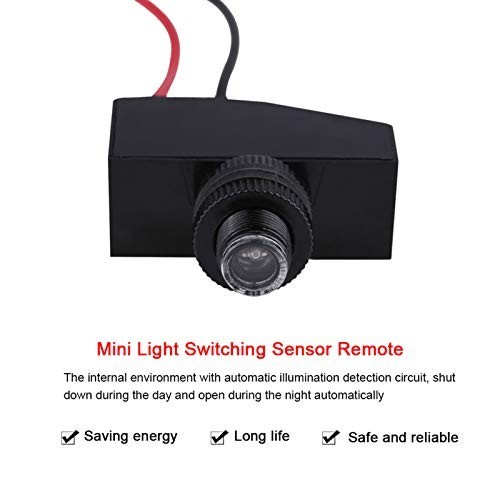 DC 12V 48V Dusk To Dawn Photocell Light Switch 8-50V Light Sensor Control Switch